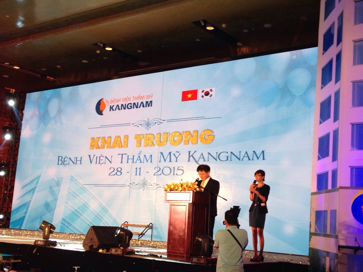 Tường thuật trực tiếp sự kiện khai trương BVTM Kangnam