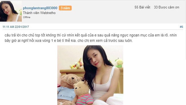 Chia sẻ thực tế từ bạn Trang: nâng ngực Y line có tốt không?